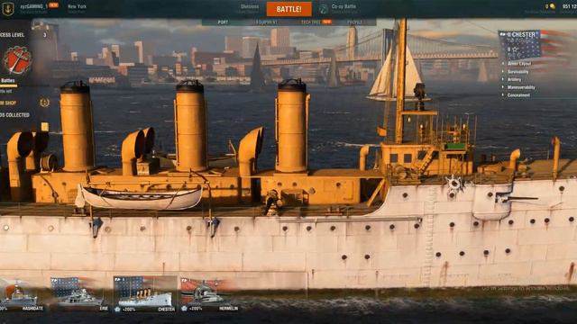 World of Warships (2023) - Gameplay (PC 4k) [60FPS] смотреть онлайн
