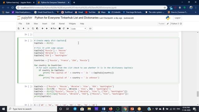 Python For Everyone | Day 05 - Dictionaries | Learn From Home - TinkerHub RIET смотреть онлайн