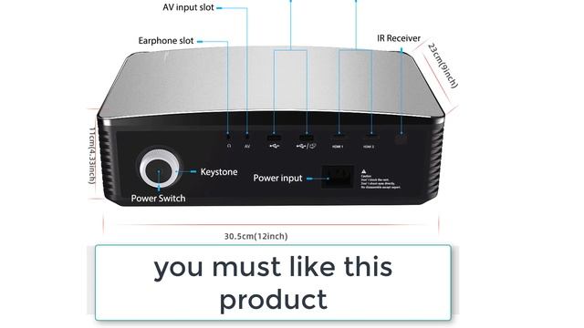Best Portable Projector | ThundeaL YG650 K25 Projector Full HD Projector