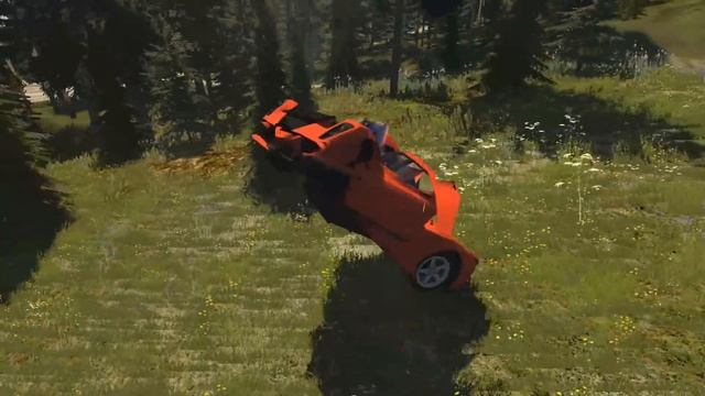 Jumping Open Bridge with Zippo Lighter - Beamng drive (Jumping Crashes) смотреть онлайн