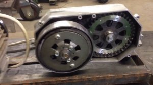 Редуктор с центробежным сцеплением.