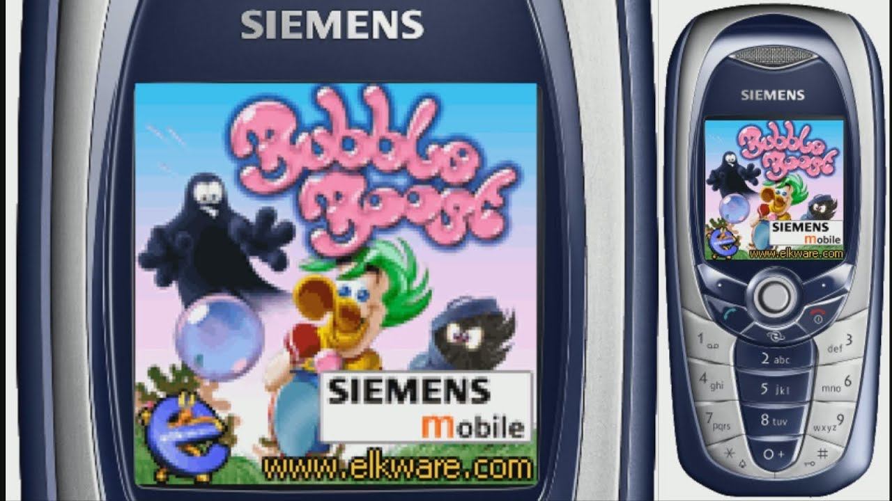 Bubble Boost Siemens C65 JAVA GAME (Elkware 2004 year) LEGENDARY GAME! смотреть онлайн