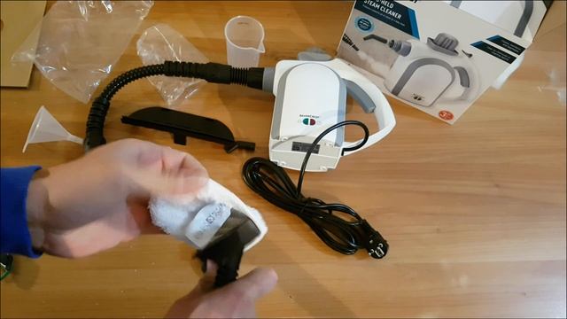 Silvercrest Hand-Held Steam Cleaner SDR 1100 C2 Unboxing Testing