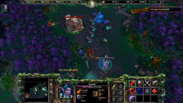 Warcraft 3 Reforged co op Night Elf part 1 смотреть онлайн