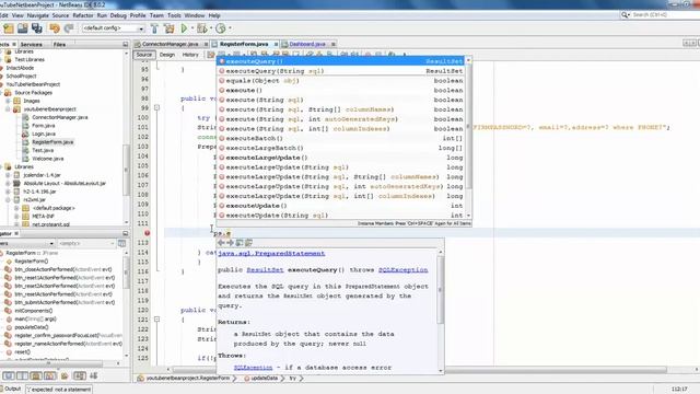 Java with SQL - How to Insert Update Delete in SQL Database Using Java NetBeans - Intact Abode смотреть онлайн