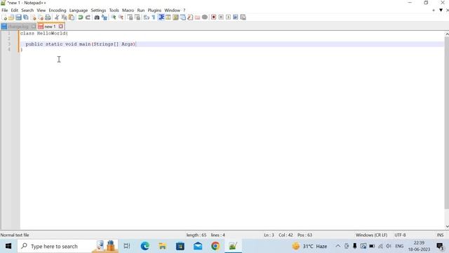 Your First Java Program смотреть онлайн
