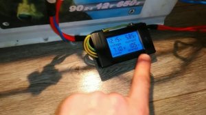 КПД свинцово-кислотного АКБ, разряд-заряд через ваттметр