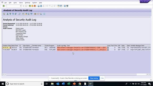 SAP Security: Audit Logs SM20 SM21 смотреть онлайн