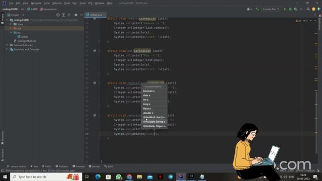 Linked list in java @Codimee смотреть онлайн