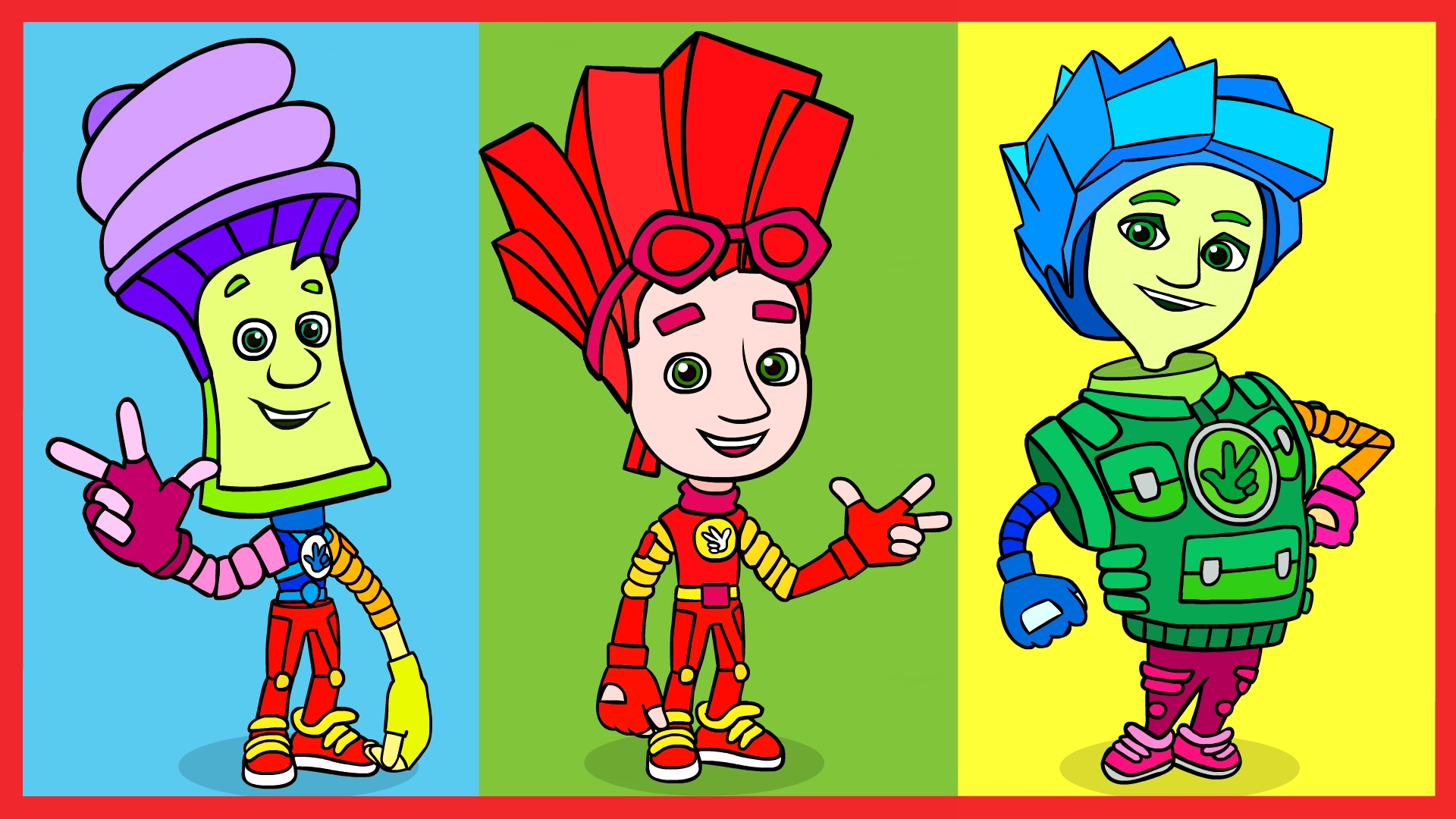 Веселый конструктор #1. Фиксики. Мультфильм. смотреть онлайн