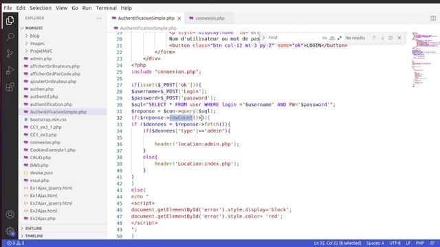 php vidéo 42 : PHP/Mysql - TP Formulaire d'authentification смотреть онлайн