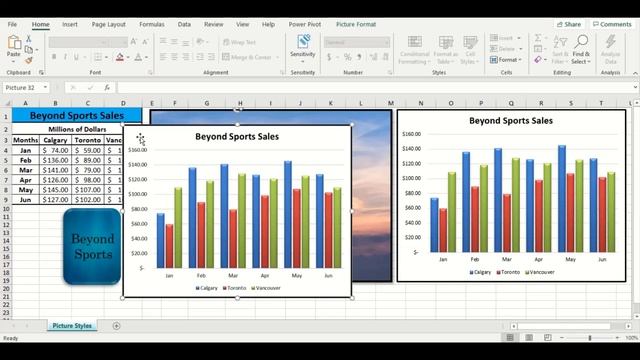 How To Convert Excel Chart into Picture #11 смотреть онлайн