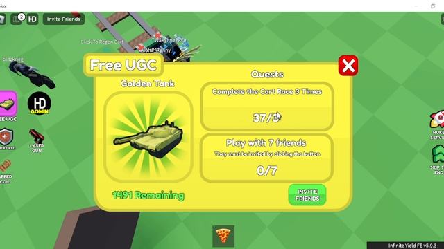 [FREE UGC] Cart Ride! OP SCRIPT (INSTANT COMPLETE THE CART RACE) смотреть онлайн