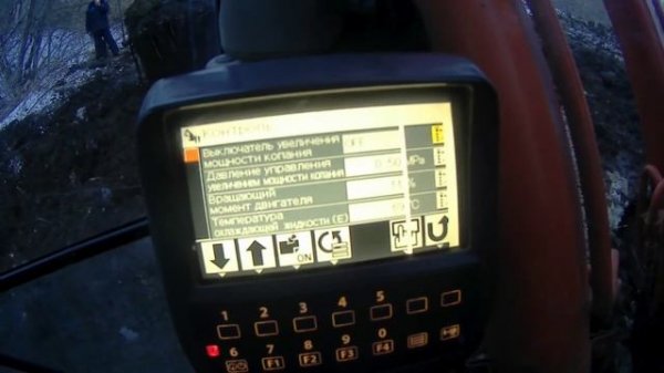 Эксковатор Хитачи 240- 3/ вход сервисное меню/