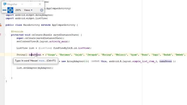 Ngoding Bareng Simpel Array dan Membuat Listview Sederhana - Android Studio - Indonesia #eps7 смотреть онлайн