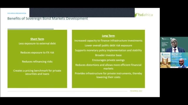 REMTP 2022 : Guest-speaking Session - Sovereign government debt, par M. Victor NKIIRI, FSD Africa смотреть онлайн