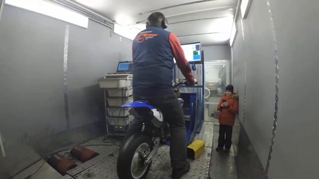Замеряем мощность на Yamaha YZ65 смотреть онлайн