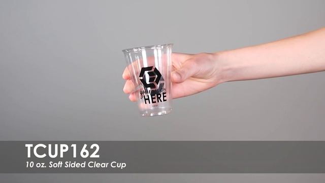 10 oz. Soft Sided Clear Cup | TCUP162 смотреть онлайн