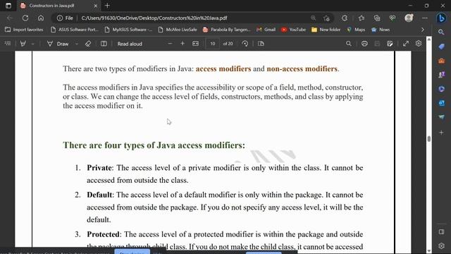 Encapsulation in java || Constructor and use of this Keyword in java Telugu смотреть онлайн