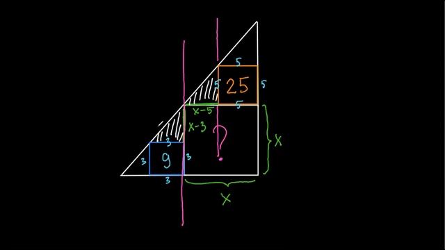 Найти площадь квадрата, вписанного в прямоугольный треугольник смотреть онлайн