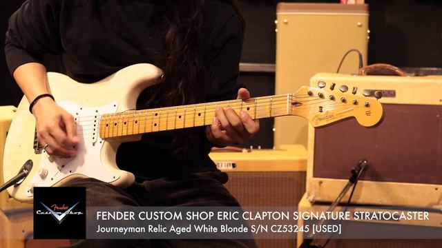 【中古】Fender CS Eric Clapton Stratocaster Journeyman Relic Aged White Blond【S/N CZ53245】【御茶ノ水本店】 смотреть онлайн