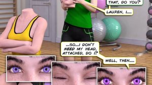 Gender Bender Comic | Claire's Morning Exercise  | TG & TF TRANSFORMATION