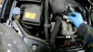 Замена датчика давления топлива хс90