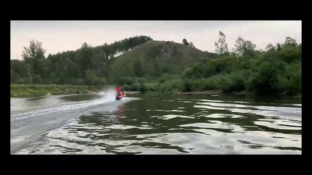 Путешествие по реке Бердь на моторах-болотоходах (часть 2) смотреть онлайн