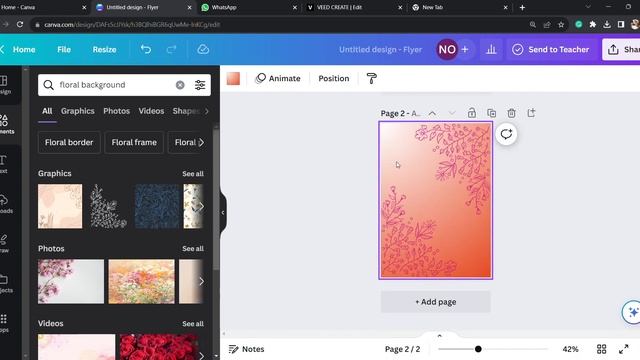 Canva Toturial Class 1 Learn CANVA just in two minutes, смотреть онлайн