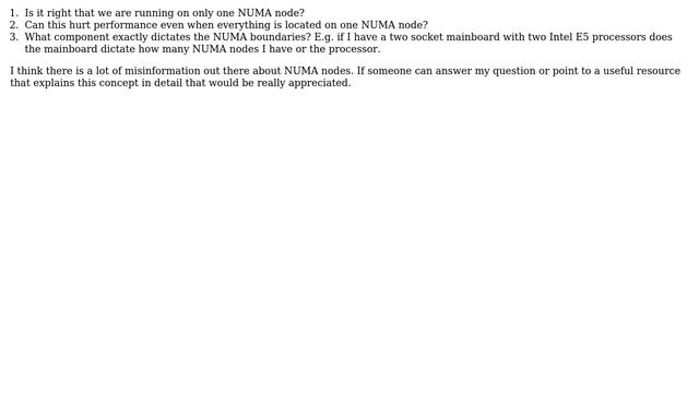 Databases: SQL Server detected 2 sockets with 4 cores per socket but only one NUMA node смотреть онлайн