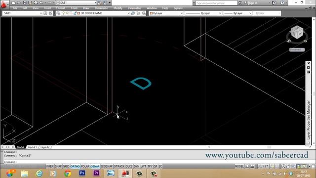 AutoCAD 3D House Making 2019 | Part 2 | By Naveedtech смотреть онлайн