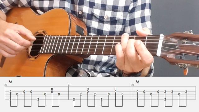 Something Stupid - Robbie Williams/Nicole Kidman - Fingerstyle Guitar Tutorial Tab смотреть онлайн