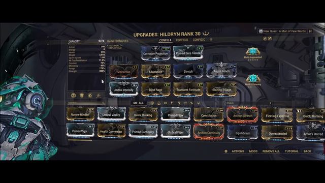 Warframe - Thorns Hildryn FUN & very strong build смотреть онлайн