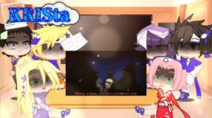 🌻Реакция генинов на Наруто #2||Реакция генинов на "Величайший рэп по Наруто"||Naruto Gacha Club🌻