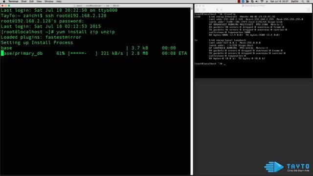 Bài 5: Kết nối SSH và cài đặt các gói trên CentOS смотреть онлайн