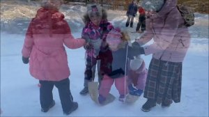 "Зимние забавы" - игровая программа на улице