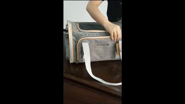 Mr  Peanut's Double Expandable Airline Approved Soft Sided Pet Carrier