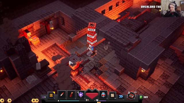 Minecraft Dungeons REDSTONE MONSTER DEAD KILLED ? смотреть онлайн