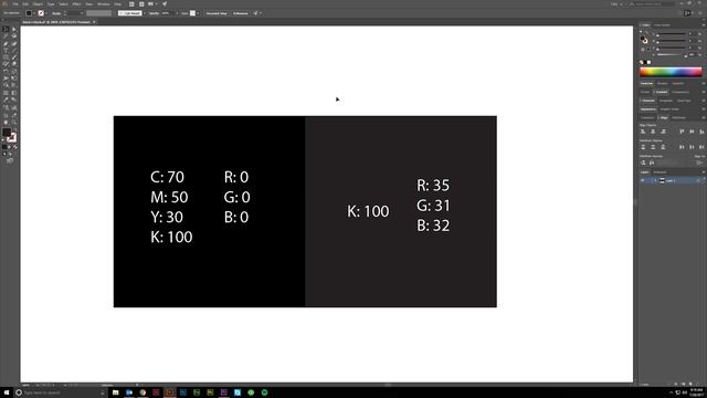 Rich Black vs 100K Black - How to Print Good Black CMYK - Adobe Illustrator CC смотреть онлайн