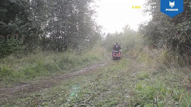 Мотобуксировщик POMOR X1 - самый доступный и компактный! смотреть онлайн