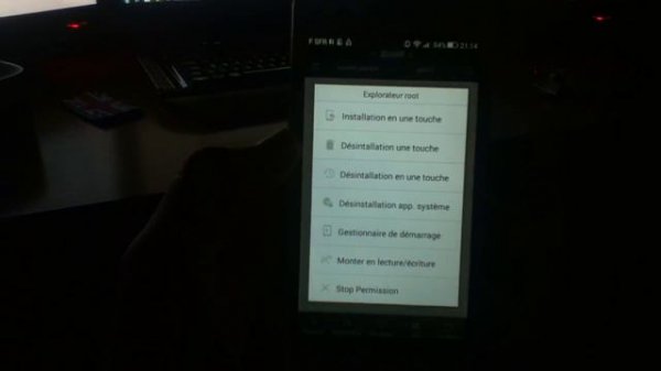 Mount system as R/W Android
