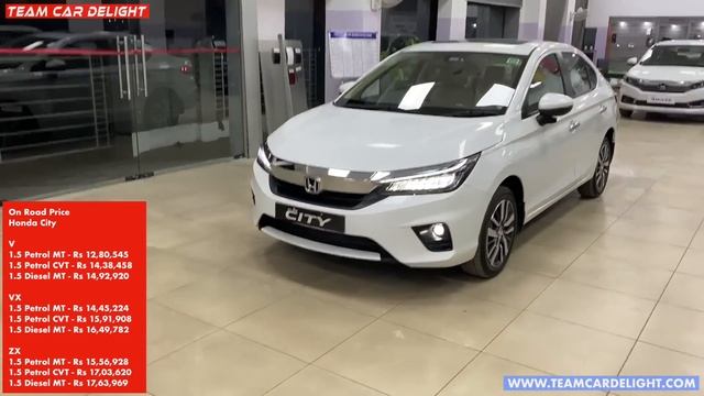Honda City 2022 Top Model - Walkaround with On Road Price, Service Cost смотреть онлайн