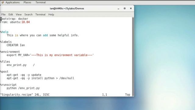 Building Singularity Containers From Recipes смотреть онлайн