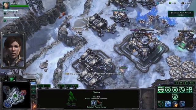 StarCraft 2 Nova Covert Ops Gameplay: Sudden Strike (Mission 2) смотреть онлайн