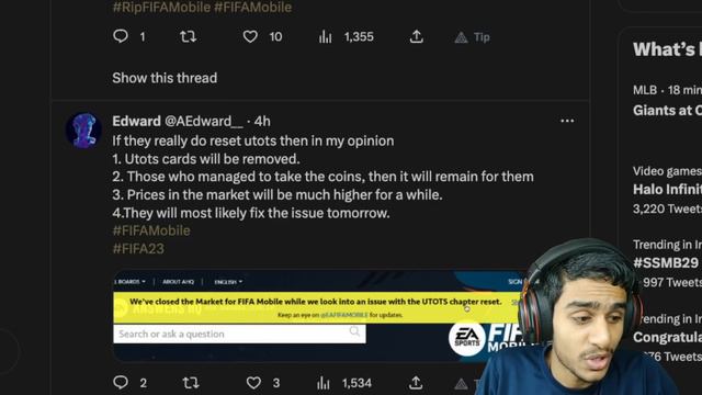 FIFA Mobile Market Crash ? FIFA Mobile Down ? Not Working ? UTOTS New Updates! смотреть онлайн