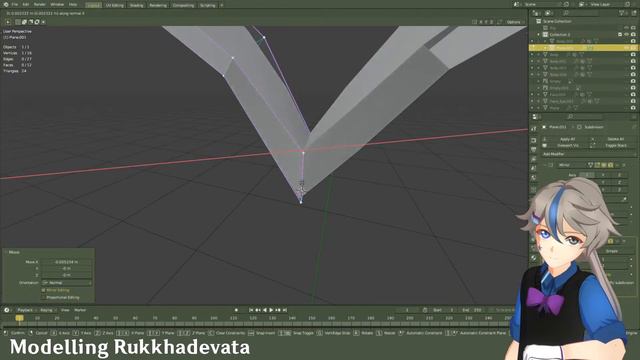 [Blender/Genshin Impact] Modelling Greater Lord Rukkhadevata! смотреть онлайн