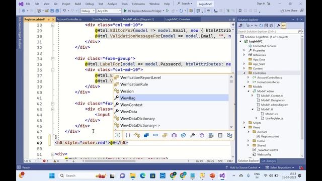 Login and Register Page in MVC Application | .NET Framework | SQL Server | C# | VS 2022 | MSSQL 202 смотреть онлайн