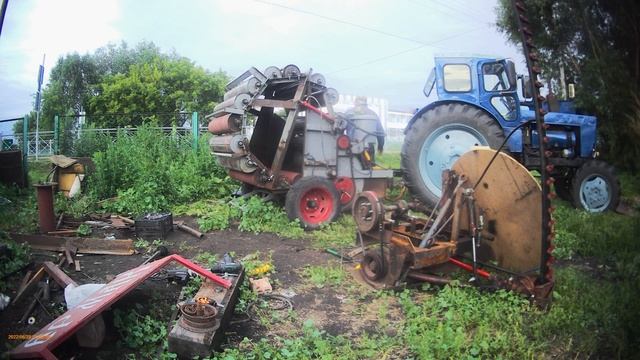 Самодельный пресс подборщик,перезагрузка смотреть онлайн