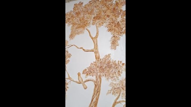барельеф на заказ#декор коридора#дерево смотреть онлайн