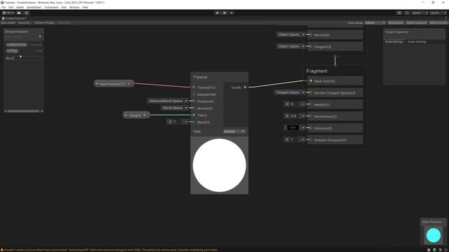 What is a Triplanar? Create A World Space UV Shader Graph for a Tileable Material - Unity Tutorial смотреть онлайн